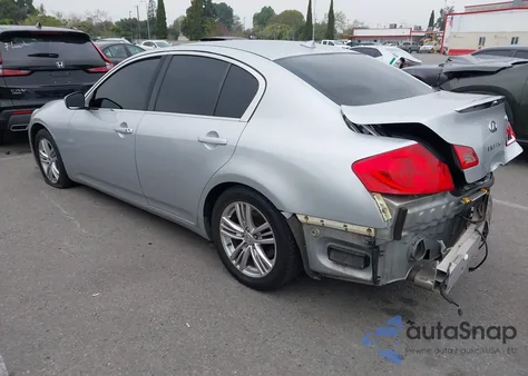 2013 Infiniti G37 Journey from USA, damaged, VIN JN1CV6APXDM725393